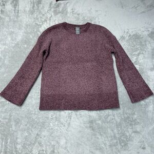 Matty M Women's L Pullover Sweater Purple Polyester H0815